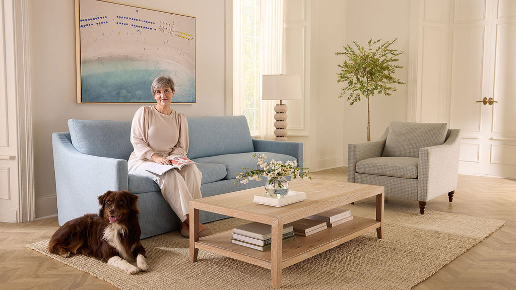Vera Skirted Sofa