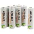 AmazonBasics 8 Pack AA Ni-MH Pre-Charged Rechargeable Batteries