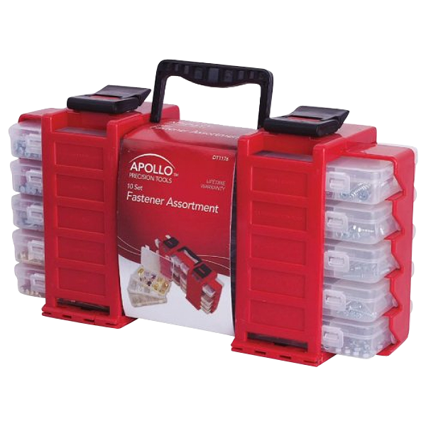 Apollo Precision Tools DT1176 1500 Piece Fastener Assortment