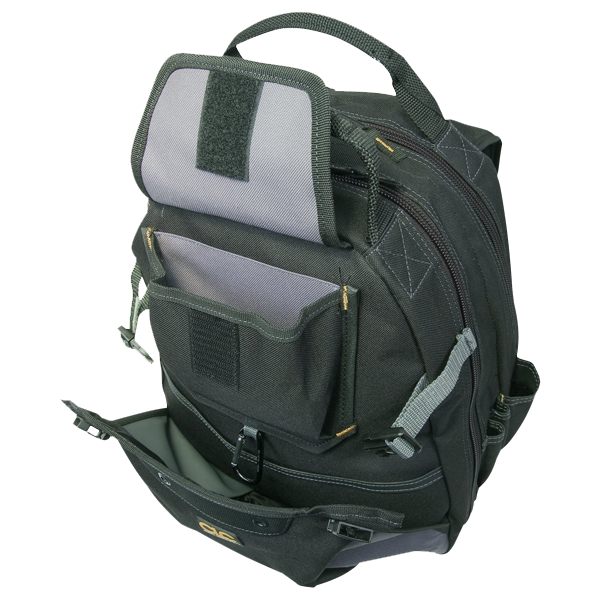 Custom Leathercraft 1134 Tool Backpack. 48-Pocket