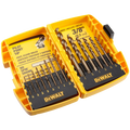 DEWALT DW1169 14-Piece Pilot-Point Twist Drill Bit Assortment