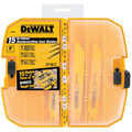 DEWALT DW4890 15-Piece Reciprocating Saw Blade Tough Case Set