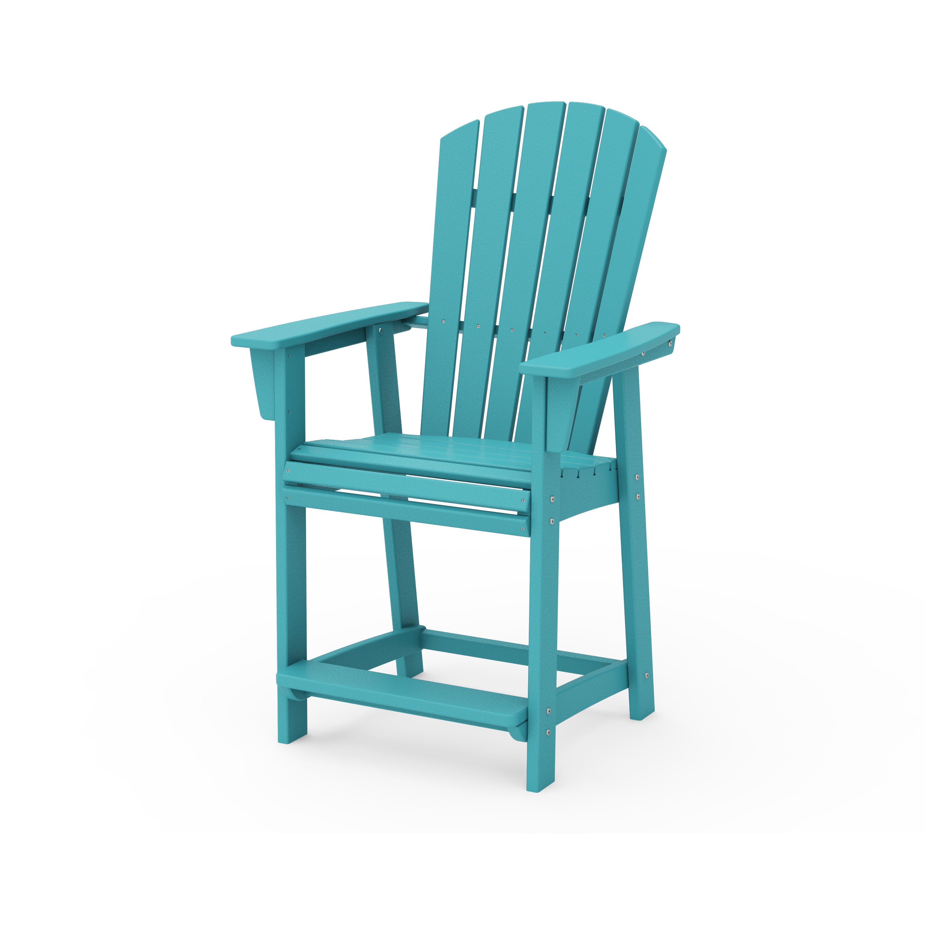 Nautical Curveback Adirondack Counter Chair