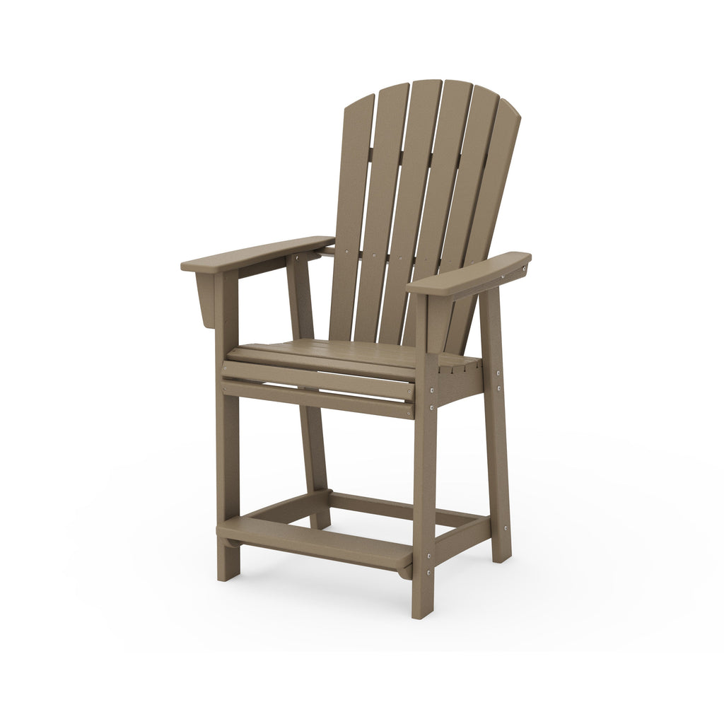Nautical Curveback Adirondack Counter Chair