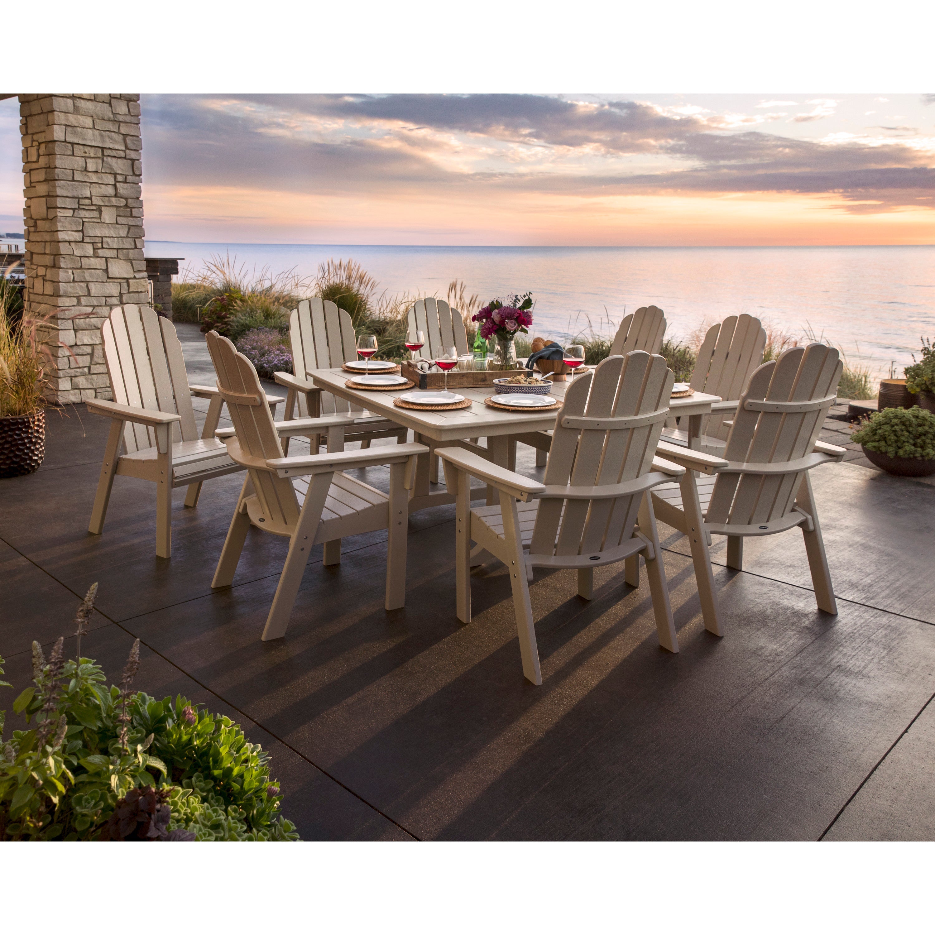 Vineyard Curveback Adirondack Dining Chair