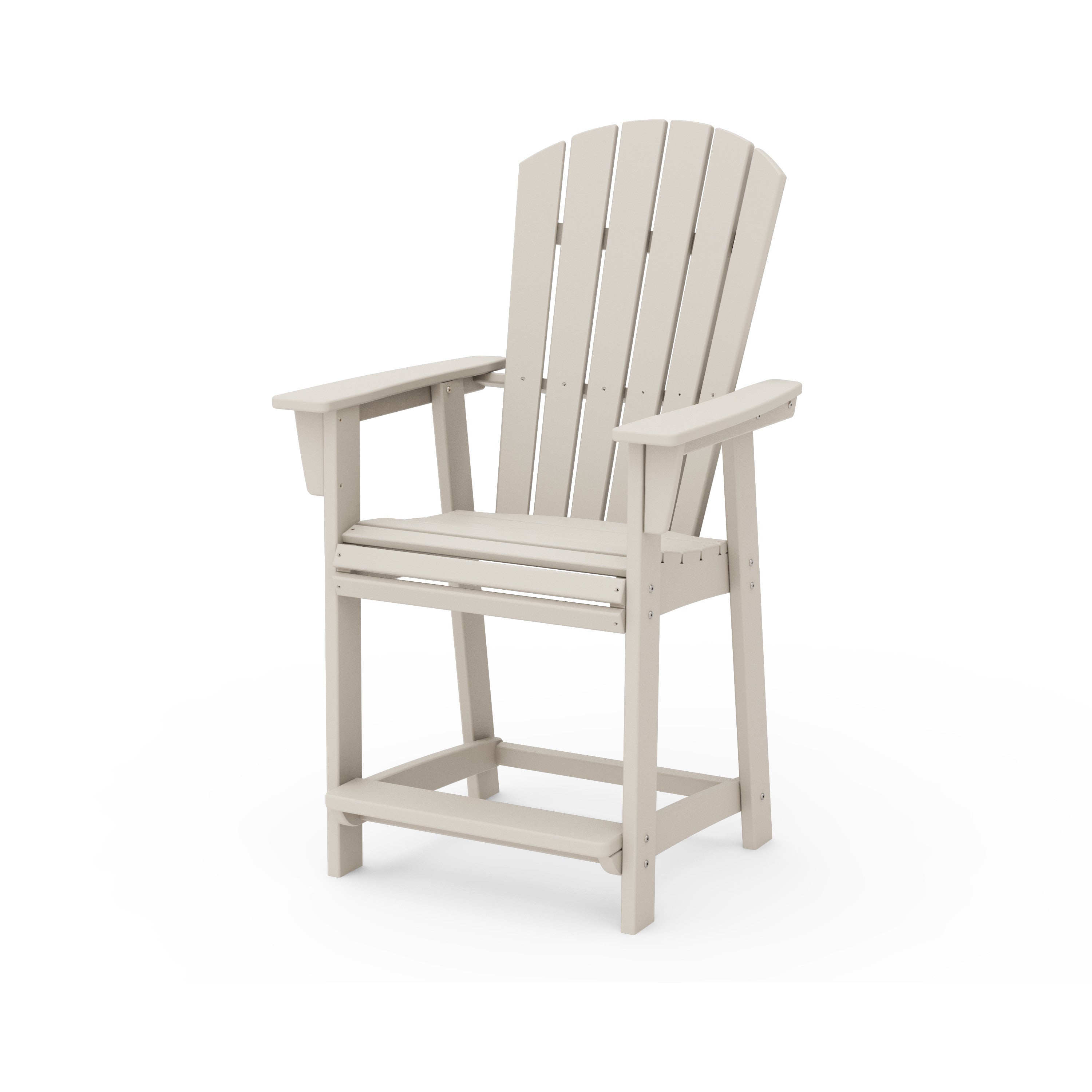 Nautical Curveback Adirondack Counter Chair