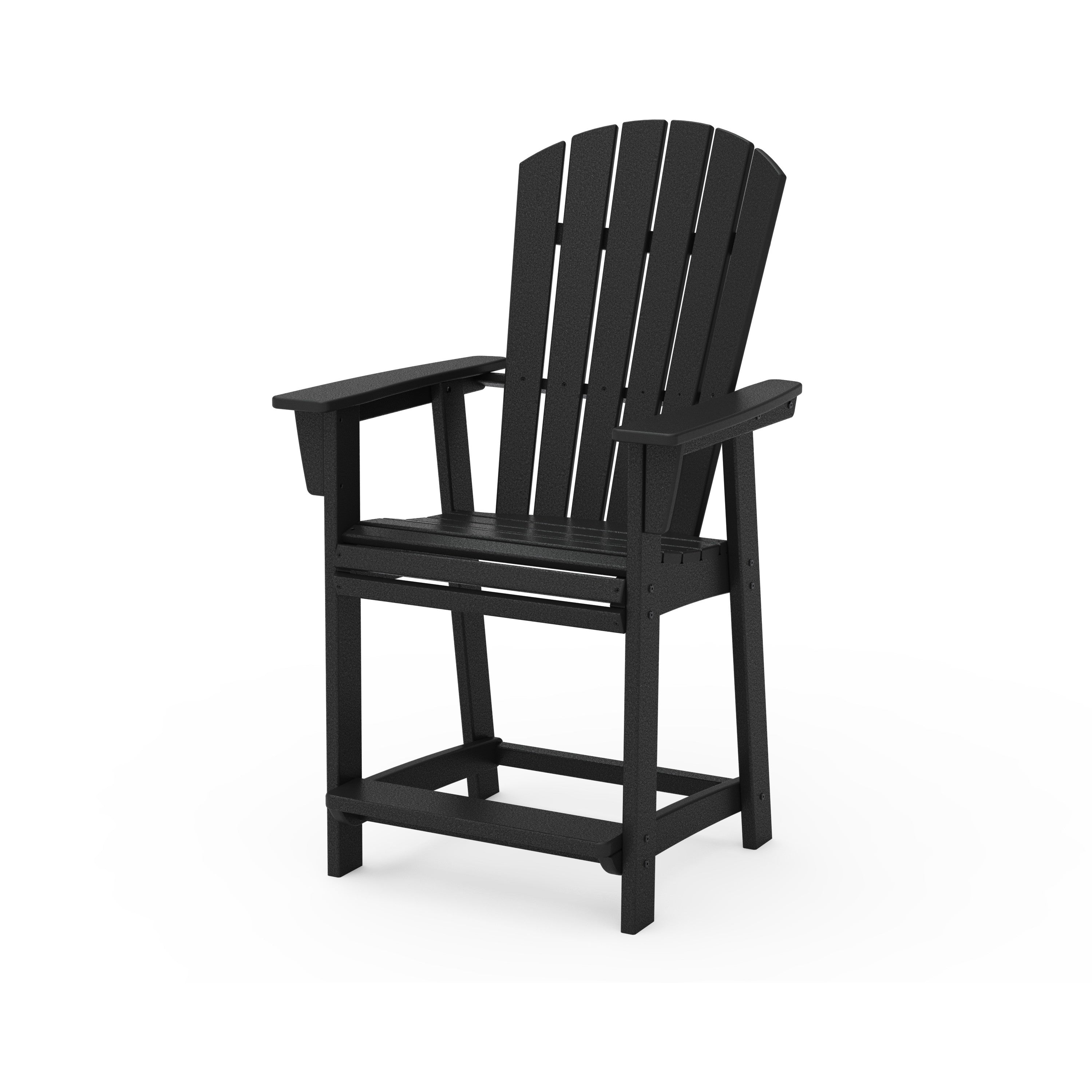 Nautical Curveback Adirondack Counter Chair