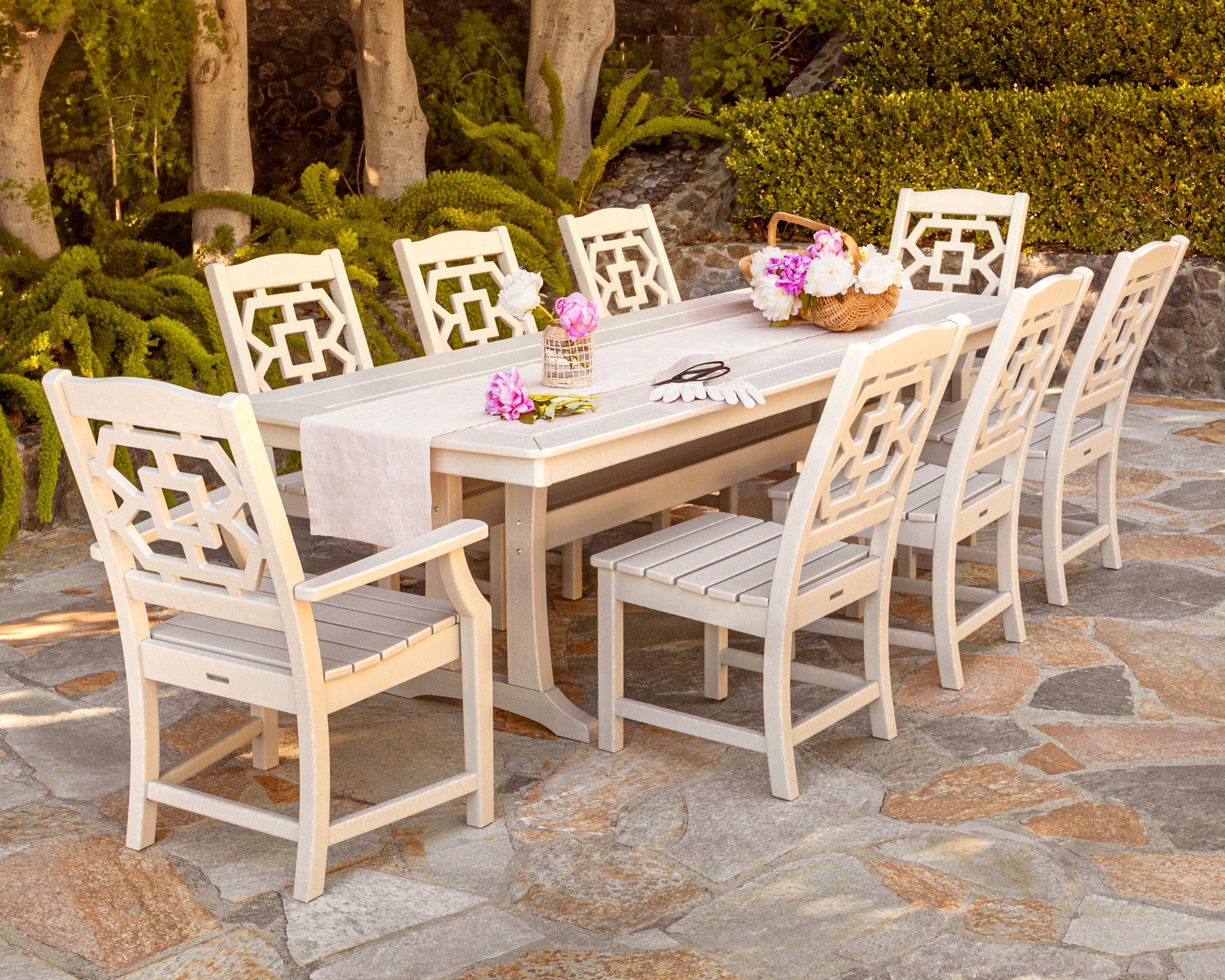 Nautical Trestle 39 x 97 Dining Table