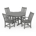 Vineyard 5-Piece Round Farmhouse Dining Set